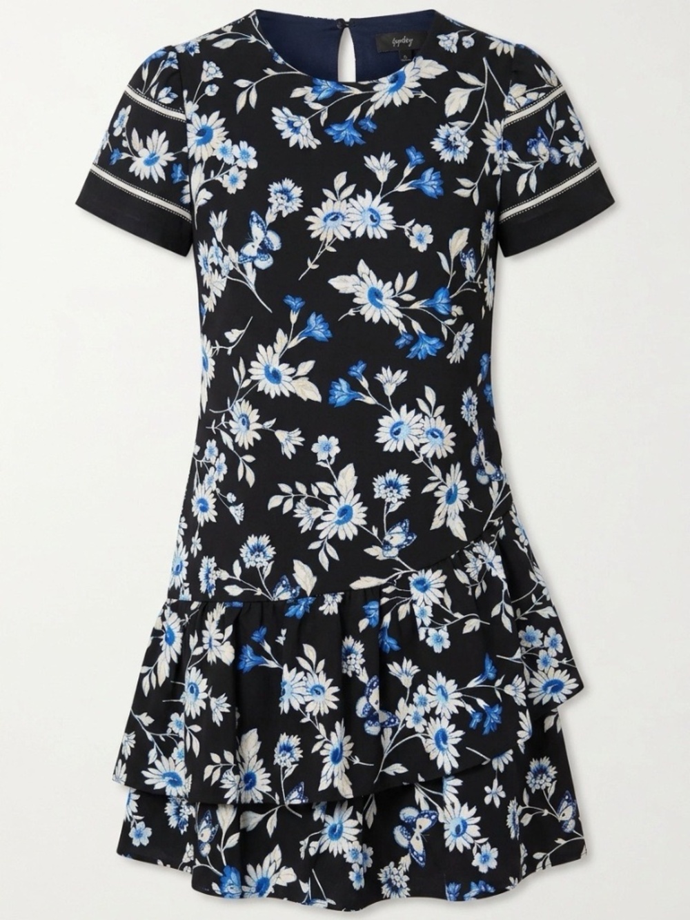 Ann Taylor Navy Floral Shift Dress - size small - NWT 🌟